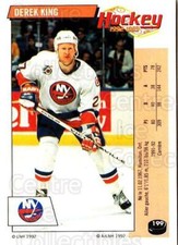 1992-93 Panini Stickers French #199 Derek King