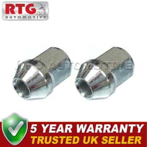 2x Wheel Nuts For Nissan Almera 1995-2004 (Alloy Wheels) Silver - Picture 1 of 1