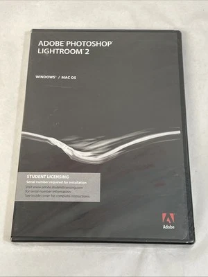 Adobe Photoshop Lightroom 2 (DVD, 2008 1-Disc) Retail Version Windows Mac New - Image 1 of 4