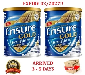 2 Dosen Abbott Ensure Gold Milchpulver Vanillegeschmack 800g Expressversand - Bild 1 von 10