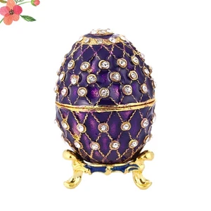 Schmuck Organizer Glitzer Schmucketuis Kristall Eierbox - Bild 1 von 11