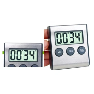 Orologio Timer Acciaio Inox per Cucina Professionale Minuti Secondi - Foto 1 di 12