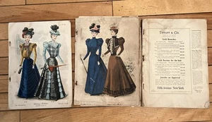The Delineator Magazine LOT Of 3,September 1897,March 1898,April 1906 NO COVERS - Picture 1 of 17