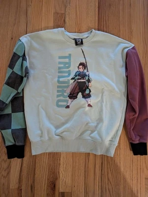 Camisa manga longa exclusiva almoço caixa Demon Slayer tamanho pequeno EUV - Imagem 1 de 3