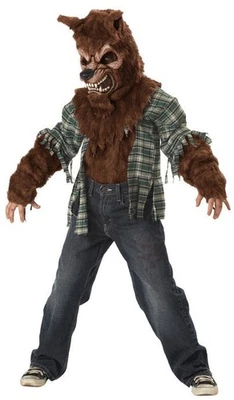 Disfraz de lobo aullando a la luna L 10-12 Foto 1 de 2