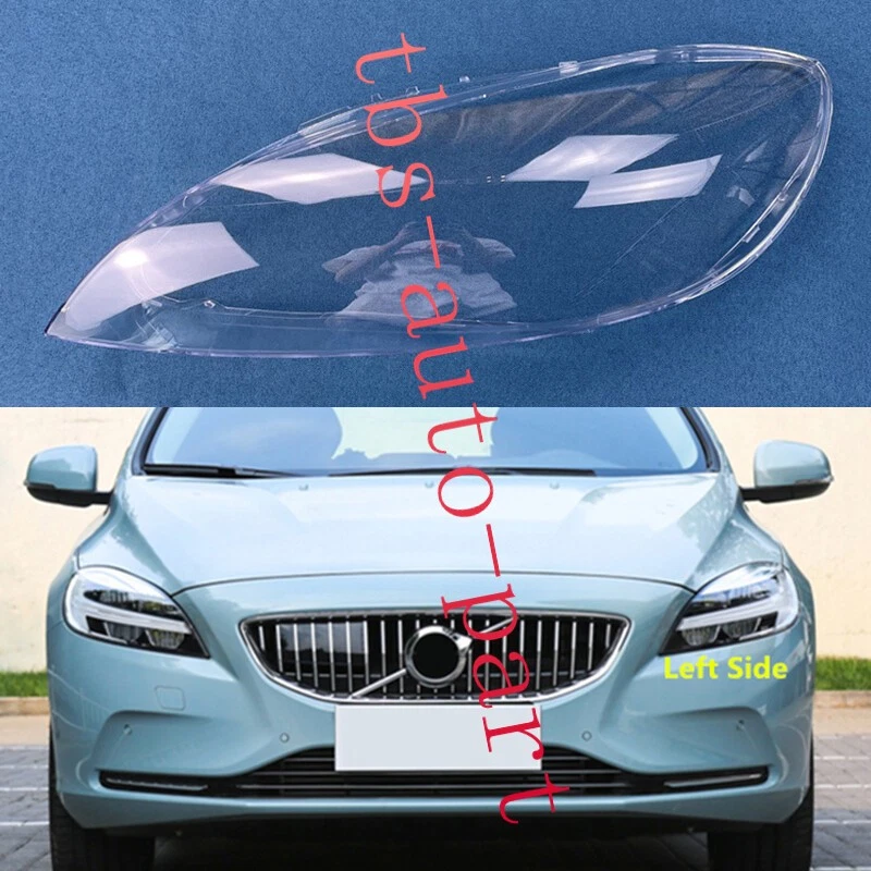 Left Side Headlight Lens Cover+Sealant Glue Fit For Volvo V40 2017-2019 - Image 1 of 4