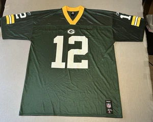 Green Bay Packers Aaron Rodgers #12 NFL Team Apparel Reebok Jersey Mens Size XXL - Picture 1 of 8