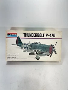 Vintage Monogram 1:48 Scale Plastic Model Kit Thunderbolt P-47D Open Box - Bild 1 von 13