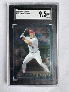 2001 Topps Chrome - Albert Pujols #596 (RC) SGC 9.5 - Picture 1 of 2