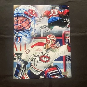 Patrick Jacques Roy HOF Colorado Avalanche selten signiertes Auto 8,5 x 11 Foto mit Echtheitszertifikat - Bild 1 von 12