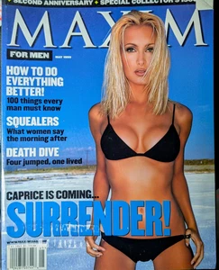 Maxim Magazine May 1999 Caprice No Label Second Anniversary Collector's Edition - Picture 1 of 1
