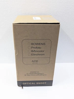 Wellmaking крепление вспышки оптический Snoot конический объектив A230 - Изображение 1 из 4