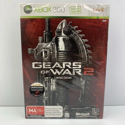 Gears of War 2 Limited Edition Xbox 360 (2008) AUS PAL Brand New Factory Sealed - Image 1 of 4