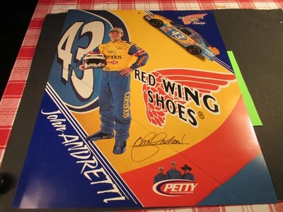 ANUNCIO DE ZAPATOS VINTAGE RED WING CON JOHN ANDRETTI Y KYLE PETTY Foto 1 de 2