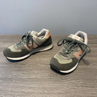 Туфли для ходьбы женские New Balance 574 V2 Trainer размер 7,5 Sage зеленые румяна - Изображение 1 из 4
