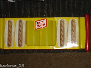 OSCAR MAYER WIENER THEMA HOT DOG CADDY oder TRAY für SECHS VINTAGE - Bild 1 von 2