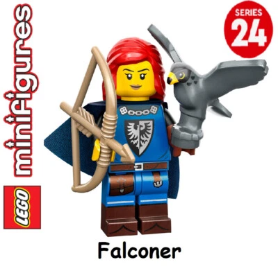 LEGO Series 24 71037 Minifigure Falconer #5 Army  Blue Falcon NEW SEALED - Image 1 of 2
