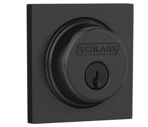 Schlage Einzylinder Riegelsatz schwarz - Bild 1 von 3