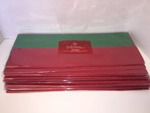 400) Papierbilder TISRG20 Seidenpapier rot/grün *Wertpaket 400 Blatt* - Bild 1 von 3