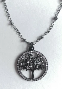 Pave Tree Of Life Necklace - Picture 1 of 5