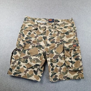 Superdry Shorts Mens Small Green Cargos Combats Utility Military Camo Casual - Picture 1 of 10