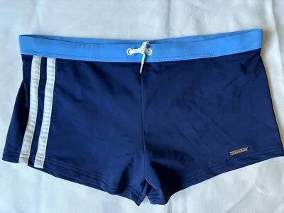 BAÑADOR HOMBRE SHORTS AZUL Talla XXL 32” Cintura Banda Elástica Forrada ¡NUEVO CON ETIQUETAS! Foto 1 de 4