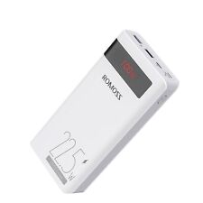 ROMOSS 30000mAh Power Bank, Sense8PF Portable Charger, 22.5W USB C PD20W Fast...