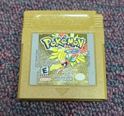 Pokémon Gold (Game Boy Color) Authentic! (New Battery!) Tested Works & Saves! - Image 1 of 4