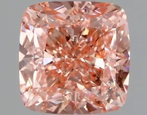CUSHION 1.10 Ct Fancy Vivid Pink SI1 Clarity IGI Certified Lab Grown CVD Diamond - Picture 1 of 12