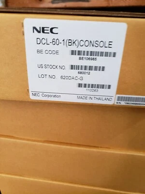 NEC DCL-60-1 Black 60 Button DSS Console 680012 NEW - Image 1 of 2