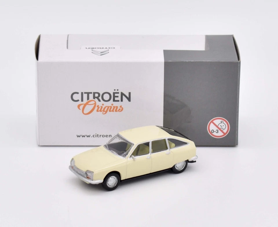 Citroën GS Beige 1971 NOREV 3 inches 1/64 - Photo 1/4