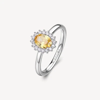 BROSWAY FANCY ANELLO DA DONNA IN ARGENTO 925 E ZIRCONI FEY65D ENERGY YELLOW N.16 - Immagine 1 di 4
