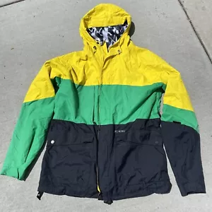 Billabong Bolt 8K Colorblock Ski Snowboard Hooded Jacket Winter Coat Mens XLarge - Picture 1 of 4