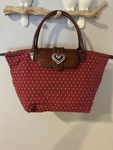 BRIGHTON ONE WORLD Vintage Boho Tapestry Satchel Tote Purse H - Picture 1 of 13