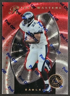 1997 Pinnacle Totally Certified Red #24 Ricky Watters Philadelphia Eagles /4999 - Image 1 of 2