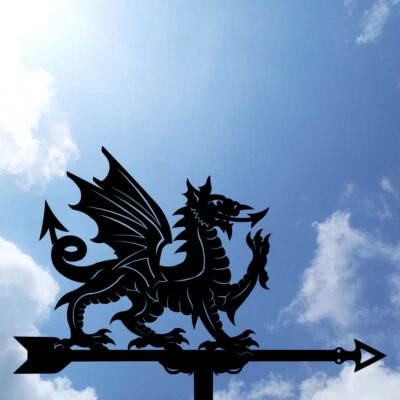 Welsh Dragon Metal Weathervane, Weather Vane, home roof decor - Image 1 of 4