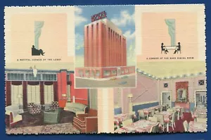 Hotel Black Oklahoma City OK linen postcard - Picture 1 of 2
