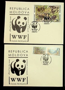 MOLDOVA - 2 FDC OF 1993 - WWF - SNAKES - (AO23) - Picture 1 of 1
