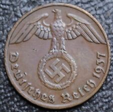 1937A GERMANY 1 REICHSPFENNIG - BRONZE - Third Reich - Nice