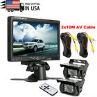 7'' Backup Camera System With Monitor Kit Back Parking Night Vision For Truck RV