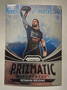 Roman Reigns - 2023 Panini Prizm WWE Prizmatic Entrances Insert Card - Picture 1 of 2