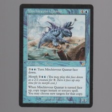 MTG Scourge SCG Mischievous Quanar Magic Gathering Rare Creature Blue LP SP