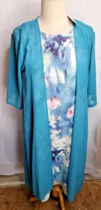 Vestido de sol Floryday con plumero turquesa - Imagen 1 de 8