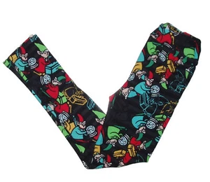 New~LuLaRoe Leggings~Christmas Elves, Snowglobe~Girls L / XL~Rare, HTF - Picture 1 of 3