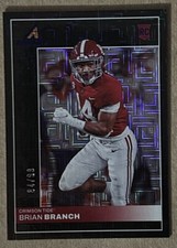 2023 Chronicles Brian Branch Pinnacle Draft Picks Rookie SP Card /99