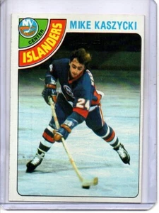 1978-79 TOPPS #171 MIKE KASZYCKI ISLANDERS DE NUEVA YORK (TARJETA DE NOVATO) - Imagen 1 de 2