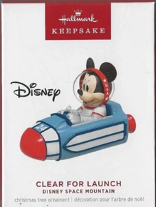 HALLMARK KEEPSAKE 2024 Clear For Launch Disney Space Mountain Mickey Mouse NIB - Picture 1 of 2