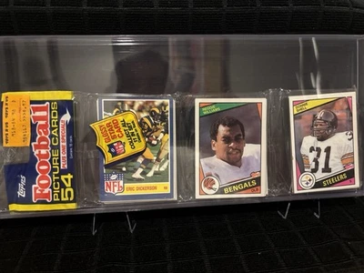 1984 Topps Football Rack Pack * HOF Eric Dickerson, Donnie Shell & Walter Payton - Image 1 of 4
