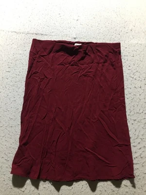 Falda Ava & Viv para mujer 2XL granate elástica cintura Foto 1 de 4