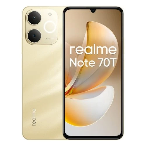 Realme Smartphone 6,74" NOTE 70T 4G Lte Beach gold ( 256GB Ram 4GB 6000mAh ) - Immagine 1 di 1